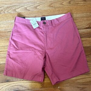 NWT J Crew Shorts 7" Flex Chino Flat Front Size 29